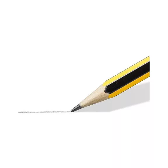 Grafitceruza radírral, HB, hatszögletű, STAEDTLER "Noris 122"