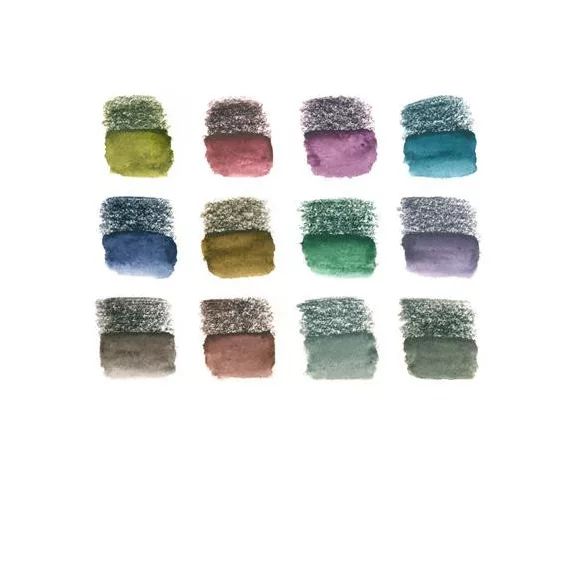 Színezett akvarell ceruza készlet, hatszögletű, STAEDTLER® "tinted 146 10T", 12 különböző szín