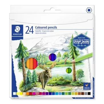   Színes ceruza készlet, hatszögletű, STAEDTLER "146 C", 24 különböző szín