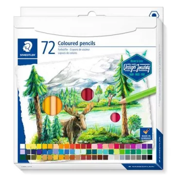   Színes ceruza készlet, hatszögletű, STAEDTLER "146 C", 72 különböző szín
