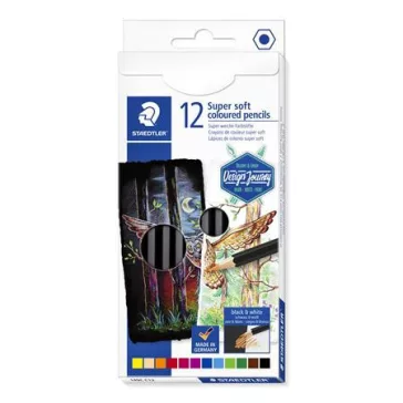   Színes ceruza készlet, hatszögletű, STAEDTLER "149 C, 12 különböző szín