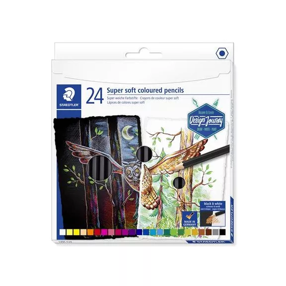 Színes ceruza készlet, hatszögletű, STAEDTLER "149 C", 24 különböző szín Színes ceruza készlet, hatszögletű, STAEDTLER "149 C", 24 különböző szín