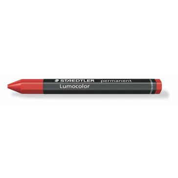   Jelölőkréta, mindenre író, (omnigraph), STAEDTLER "Lumocolor 236", piros