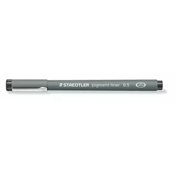   Tusfilc, 0,5 mm, STAEDTLER "Pigment Liner 308", fekete