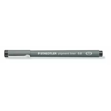   Tusfilc, 0,8 mm, STAEDTLER "Pigment Liner 308", fekete