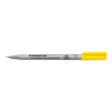   Alkoholmentes marker, OHP, 0,4 mm, STAEDTLER "Lumocolor® 311 S", sárga