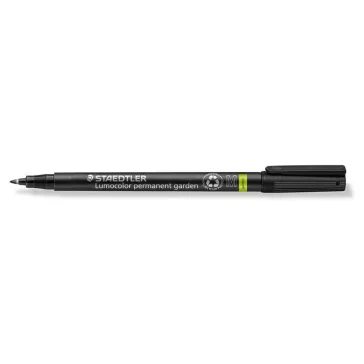   Alkoholos marker, 1 mm, kúpos, STAEDTLER "Lumocolor® garden 319 GM", fekete