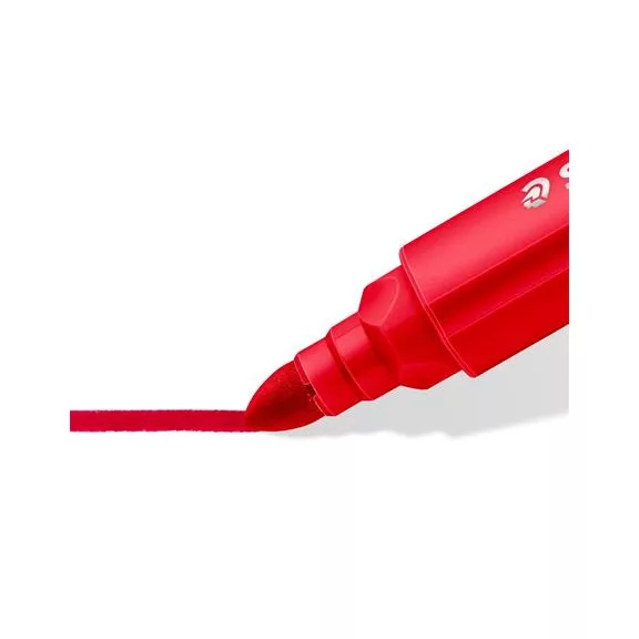 Filctoll készlet, 3 mm, háromszögletű, kimosható, STAEDTLER "Noris® jumbo 328-B", 12 szín