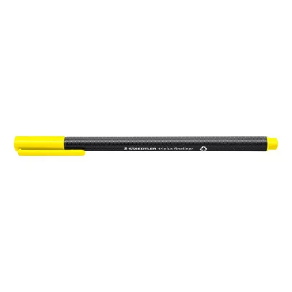Tűfilc, 0,3 mm, STAEDTLER "Triplus 334", sárga Tűfilc, 0,3 mm, STAEDTLER "Triplus 334", sárga