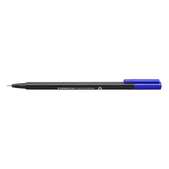 Tűfilc, 0,3 mm, STAEDTLER "Triplus 334", kék Tűfilc, 0,3 mm, STAEDTLER "Triplus 334", kék