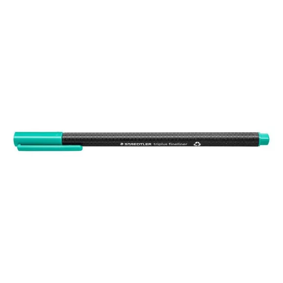 Tűfilc, 0,3 mm, STAEDTLER "Triplus 334", türkiz