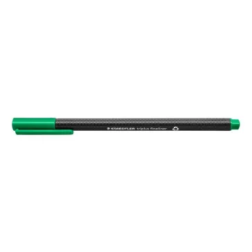 Tűfilc, 0,3 mm, STAEDTLER "Triplus 334", zöld
