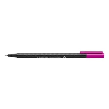   Tűfilc, 0,3 mm, STAEDTLER "Triplus 334", sötétmályva