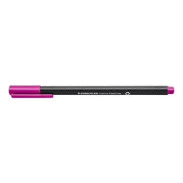   Tűfilc, 0,3 mm, STAEDTLER "Triplus 334", sötétmályva