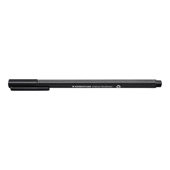 Tűfilc, 0,3 mm, STAEDTLER "Triplus 334", fekete Tűfilc, 0,3 mm, STAEDTLER "Triplus 334", fekete