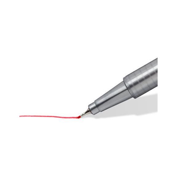 Tűfilc készlet, 0,3 mm, STAEDTLER "Triplus® fineliner 334", 10 különböző szín