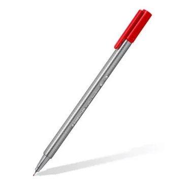   Tűfilc készlet, 0,3 mm, STAEDTLER "Triplus 334", 12 különböző szín