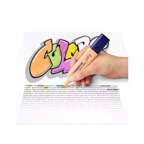 Szövegkiemelő, 1-5 mm, STAEDTLER "Textsurfer Classic Pastel 364 C", barack