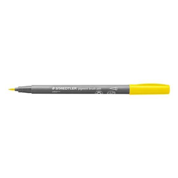 Ecsetirón készlet, STAEDTLER "Pigment brush 371", 12 különböző alapszín Ecsetirón készlet, STAEDTLER "Pigment brush 371", 12 különböző alapszín