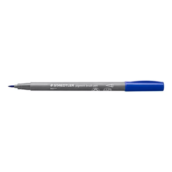 Ecsetirón készlet, STAEDTLER "Pigment brush 371", 12 különböző alapszín Ecsetirón készlet, STAEDTLER "Pigment brush 371", 12 különböző alapszín