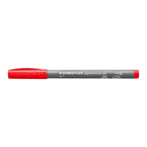 Ecsetirón készlet, STAEDTLER "Pigment brush 371", 12 különböző alapszín Ecsetirón készlet, STAEDTLER "Pigment brush 371", 12 különböző alapszín