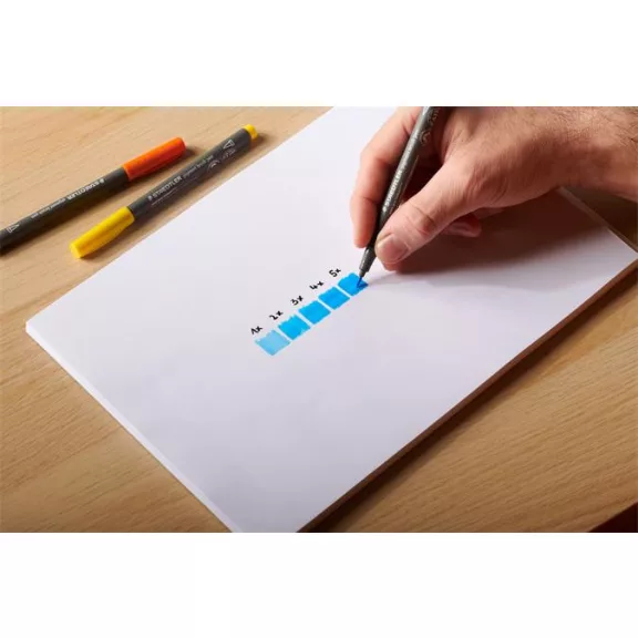 Ecsetirón készlet, STAEDTLER "Pigment brush 371", 12 különböző alapszín Ecsetirón készlet, STAEDTLER "Pigment brush 371", 12 különböző alapszín
