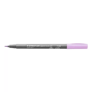   Ecsetirón készlet, STAEDTLER "Pigment brush 371", 12 különböző pasztell szín
