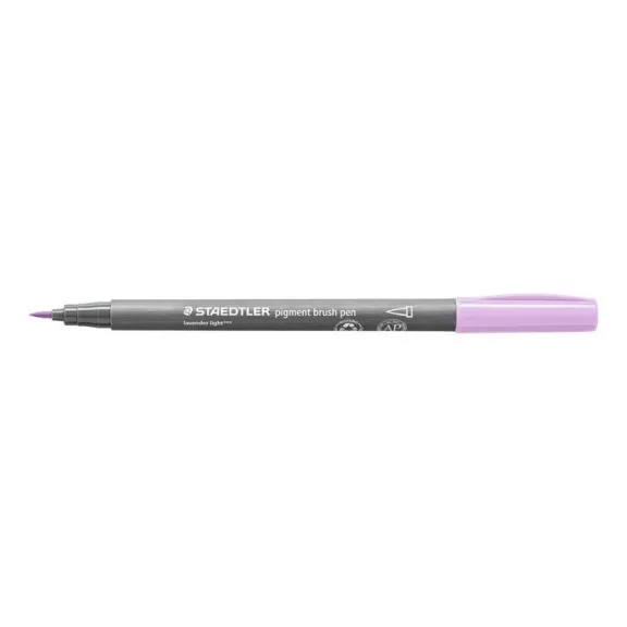 Ecsetirón készlet, STAEDTLER "Pigment brush 371", 12 különböző pasztell szín Ecsetirón készlet, STAEDTLER "Pigment brush 371", 12 különböző pasztell szín
