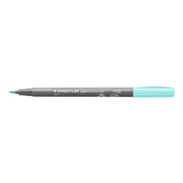   Ecsetirón készlet, STAEDTLER "Pigment brush 371", 12 különböző pasztell szín