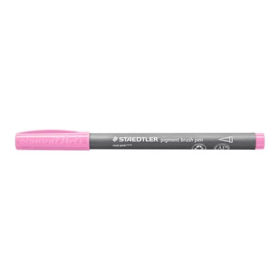 Ecsetirón készlet, STAEDTLER "Pigment brush 371", 12 különböző pasztell szín Ecsetirón készlet, STAEDTLER "Pigment brush 371", 12 különböző pasztell szín