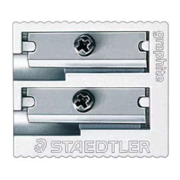Hegyező, kétlyukú, fém, STAEDTLER "510 20"