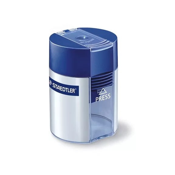 Hegyező, egylyukú, tartályos, STAEDTLER "511", kék Hegyező, egylyukú, tartályos, STAEDTLER "511", kék