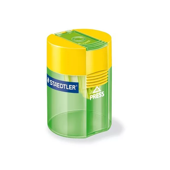 Hegyező, egylyukú, tartályos, STAEDTLER "511", vegyes színek Hegyező, egylyukú, tartályos, STAEDTLER "511", vegyes színek