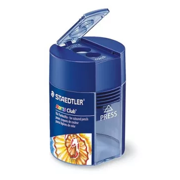   Hegyező, kétlyukú, tartályos, STAEDTLER "Noris 512 F", kék