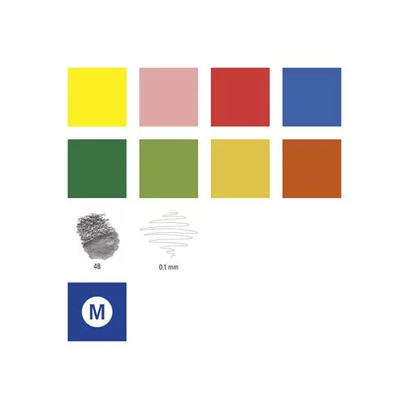 Ecsetirón készlet, kétvégű, STAEDTLER "Mixed Set 5", 8 különböző szín