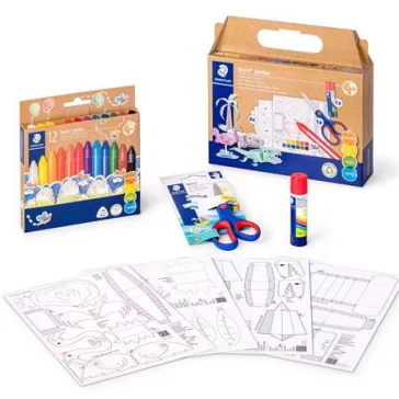   Papírfigurás kreatív készlet, STAEDTLER "Noris® jumbo 61 C4"