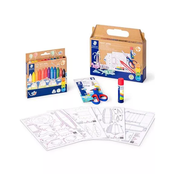 Papírfigurás kreatív készlet, STAEDTLER "Noris® jumbo 61 C4"