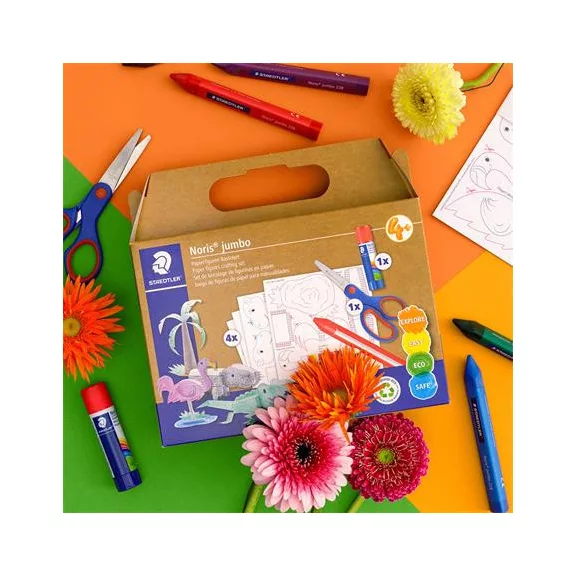 Papírfigurás kreatív készlet, STAEDTLER "Noris® jumbo 61 C4"