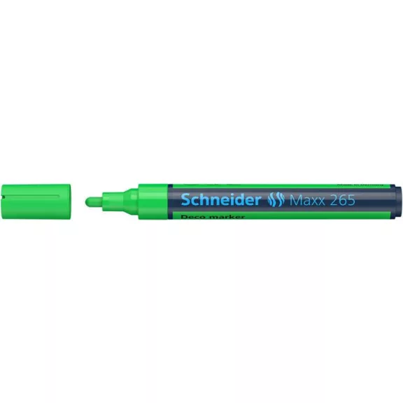 Krétamarker, 2-3 mm, SCHNEIDER "Maxx 265", világos zöld