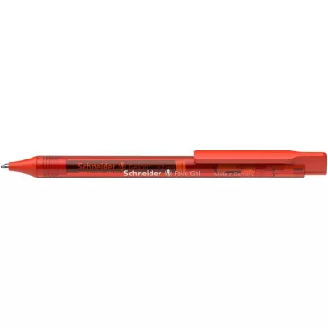   Zseléstoll, 0,4 mm, nyomógombos, SCHNEIDER "Fave Gel", piros
