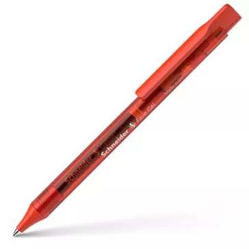   Zseléstoll, 0,4 mm, nyomógombos, SCHNEIDER "Fave Gel", piros