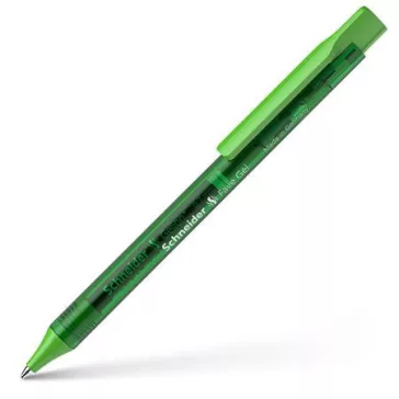   Zseléstoll, 0,4 mm, nyomógombos, SCHNEIDER "Fave Gel", zöld