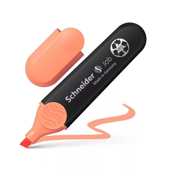 Szövegkiemelő készlet, 1-5 mm, SCHNEIDER "Job Pastel", 6 különböző pasztell szín