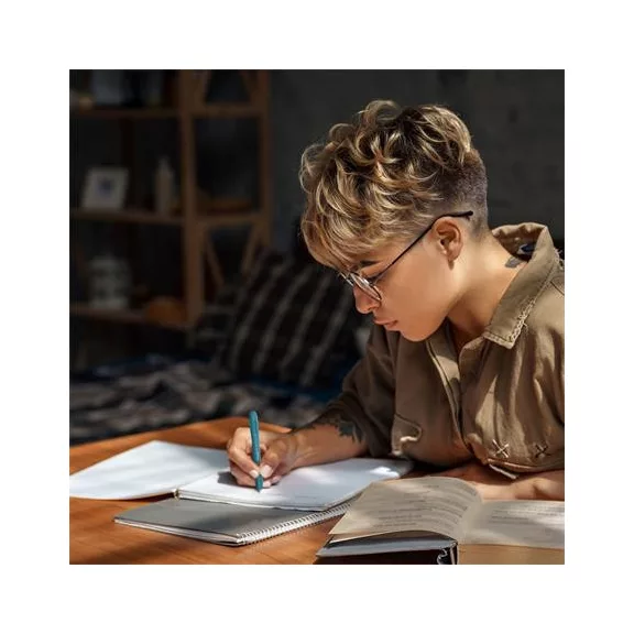 Golyóstoll, 0,7 mm, kupakos, SCHNEIDER "Slider Memo XB", pávakék
