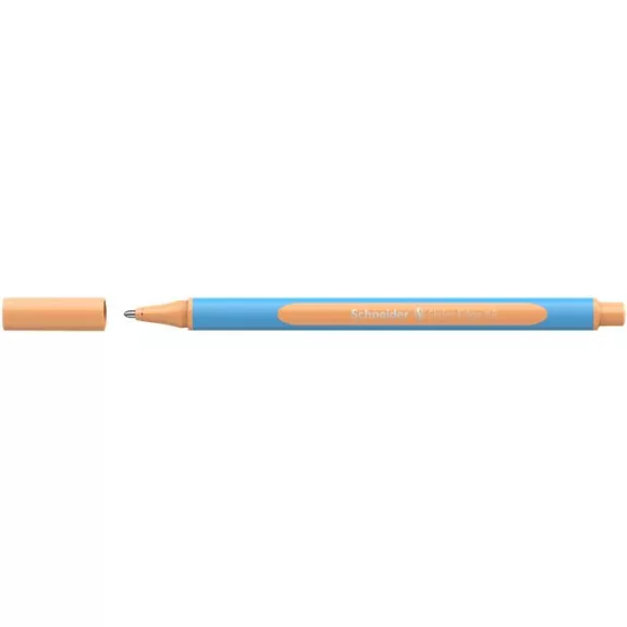 Golyóstoll, 0,7 mm, kupakos, SCHNEIDER "Slider Edge XB Pastel", barack