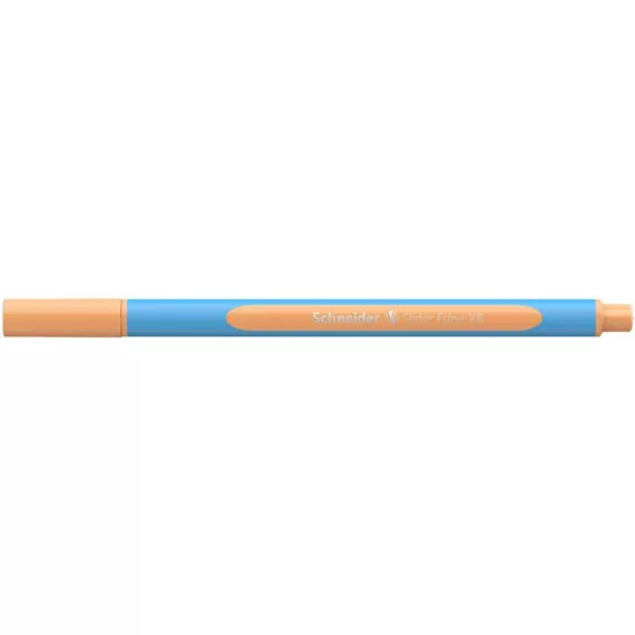 Golyóstoll, 0,7 mm, kupakos, SCHNEIDER "Slider Edge XB Pastel", barack