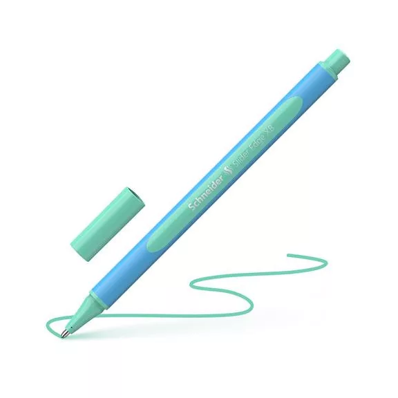 Golyóstoll, 0,7 mm, kupakos, SCHNEIDER "Slider Edge XB Pastel", menta