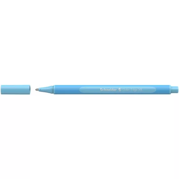 Golyóstoll, 0,7 mm, kupakos, SCHNEIDER "Slider Edge XB Pastel", babakék