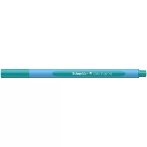 Golyóstoll, 0,7 mm, kupakos, SCHNEIDER "Slider Edge XB Pastel", óceán