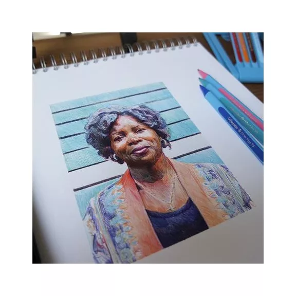 Golyóstoll, 0,7 mm, kupakos, SCHNEIDER "Slider Edge XB Pastel", óceán